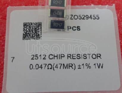 2512 Chip Resistor 0.047Ω(47mR) ±1% 1W 