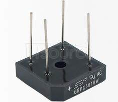GBPC5010W 50A   GLASS   PASSIVATED   HIGH   CURRENT   SINGLE-PHASE   BRIDGE   RECTIFIER