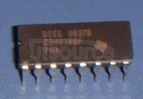 CD4018BF CMOS PRESETTABLE DIVIDE-BY-N COUNTER