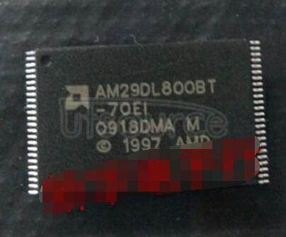 AM29DL800BB-70EI 8 Mb 1M x 8, 512K x 16 Simultaneous Read/Write, Flash Memory