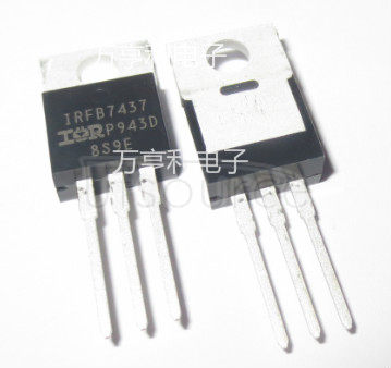 IRFB7437PBF HEXFETPower MOSFET 
 
 

 
  International Rectifier 

  
IRFB7430PBF  
  
   
 HEXFETPower MOSFET 
 
 

  
IRFB7434PBF  
  
   
 Brushed Motor drive applications