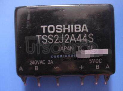 TSS2J2A44S Solid State Relay, TRIGGER OUTPUT SOLID STATE RELAY, 2060 V ISOLATION-MAX