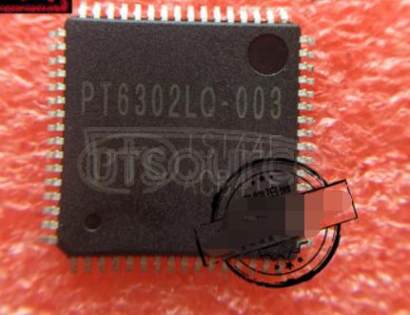 PT6302LQ-003 VFD   Driver/Controller  IC  with   Character   RAM
