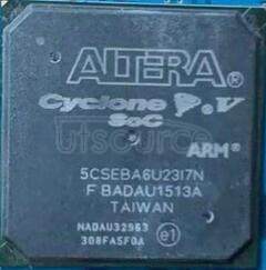 5CSEBA6U23I7N Dual ARM? Cortex?-A9 MPCore? with CoreSight? System On Chip (SOC) IC Cyclone? V SE FPGA - 110K Logic Elements 64KB 800MHz 672-UBGA (23x23)