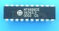 MT8888CE1 Integrated  DTMF  Transceiver  with  Intel   Micro   Interface