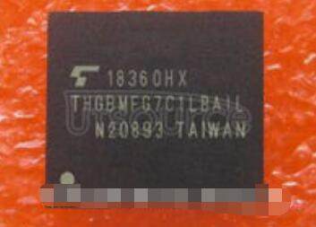 THGBMFG7C1LBAIL IC FLASH 128G MMC 153FBGA