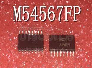 M54567FP 4-UNIT 1.5A DARLINGTON TRANSISTOR ARRAY WITH CLAMP DIODE