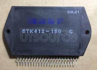 STK412-150C-E Audio Amp Speaker 2-CH Stereo Class-H 22-Pin - Tape and Reel (Alt: STK412-150C-E)