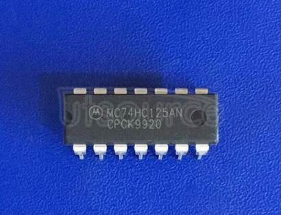 74HC125AN Dual retriggerable monostable multivibrator with reset - Description: Dual Retriggerable Monostable Multivibrator with Reset<br/> Triggerable via Reset Input <br/> Logic switching levels: CMOS <br/> Number of pins: 16 <br/> Output drive capability: +/- 5.2 mA <br/> Power dissipation considerations: Low Power or Battery Applications <br/> Propagation delay: 26@5V ns<br/> Voltage: 2.0-6.0 V<br/> Package: SOT109-1 SO16<br/> Container: Bulk Pack, CECC