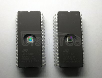 M27C801-100F6 8 Mbit 1Mb X 8 UV EPROM and OTP EPROM
