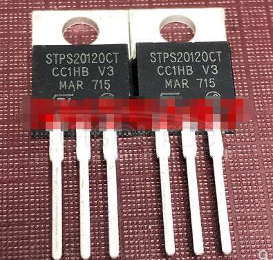 STPS20120CT Diode Schottky 120V 20A 3-Pin(3+Tab) TO-220AB Tube