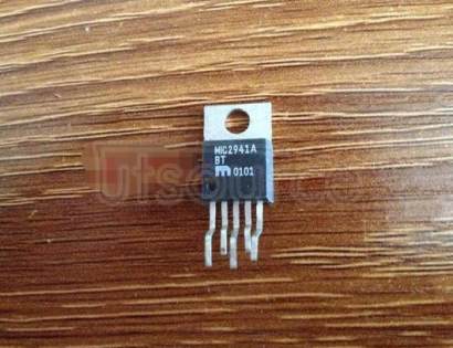 MIC2941ABT Linear Voltage Regulator IC; Output Current Max:1.25A; Package/Case:5-TO-220; Current Rating:1.25A; Leaded Process Compatible:No; Output Voltage Max:26V; Output Voltage Min:1.25V; Peak Reflow Compatible 260 C:No