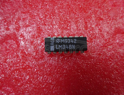 LM348N QUADRUPLE OPERATIONAL AMPLIFIERS