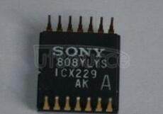 ICX229AK Diagonal   4.5mm   (Type   1/4)   CCD   Image   Sensor   for   PAL   Color   Video   Cameras