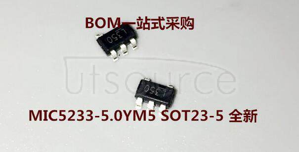 MIC5233-5.0YM5 High   Input   Voltage   Low  IQ  Cap   LDO   Regulator