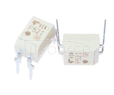 TLP521-1(GB) Optocoupler - Transistor Output, 1 CHANNEL TRANSISTOR OUTPUT OPTOCOUPLER, PLASTIC, 11-5B2, DIP-4