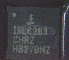 ISL6263CHRZ 5-Bit   VID   Single-Phase   Voltage   Regulator   with   Current   Monitor   for   GPU   Core   Power