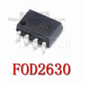 HCPL2630S 8-Pin DIP Dual-Channel High Speed 10 MBit/s Logic Gate Output Optocoupler<br/> Package: SMDIP-B<br/> No of Pins: 8<br/> Container: Bulk