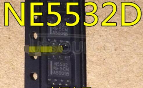 NE5532D Dual Operational Amplifier; Package: SOIC; No of Pins: 8; Container: Rail