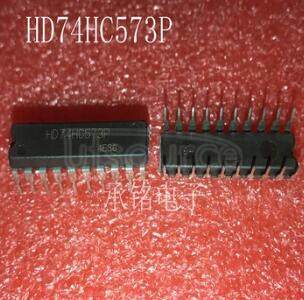 HD74HC573P Logic IC<br/> Function: Octal Transparent Latches with 3-state output<br/> Package: DIP