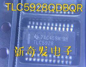 TLC5928DBQR LED Driver 16Segment 3.3V/5V 24-Pin SSOP T/R