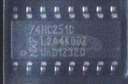 74HCT251D 8-input   multiplexer<br/>   3-state
