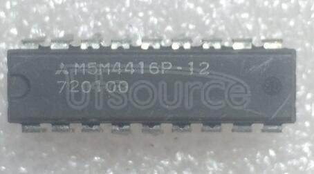 M5M4416P-12 65,536-BIT 16,384-WORD BY 4-BIT DYNAMIC RAM