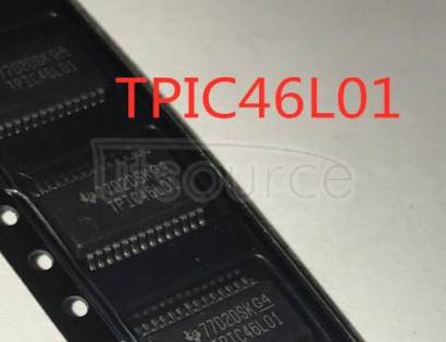 TPIC46L01DB 1.2-mA/1.2-mA 6-channel gate driver with disable in Shorted-Load, Open-Load, and Over-Bat-voltage 28-SSOP -40 to 125