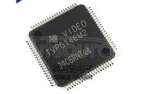 TVP5146PFPR NTSC/PAL/SECAM 4x10-Bit Digital Video Decoder With Macrovision Detection, YPbPR/RBG Inputs 80-HTQFP 0 to 70