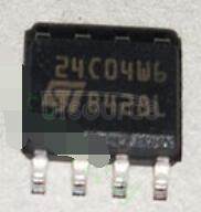 M24C04-WMN6T 16Kbit, 8Kbit, 4Kbit, 2Kbit and 1Kbit Serial I2C Bus EEPROM