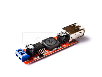 Dual USB output 9V/12V/24V/36V rotation 5VDCDC vehicle-mounted charging 3A step-down voltage stabilizer module (H6A3)