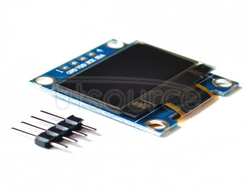 96-inch yellow and blue two-color blue and white IIC communication SMALL OLED display module 51 MCU