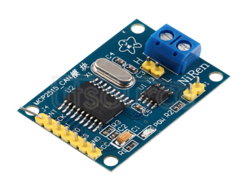 MCP2515 CAN bus module TJA1050 receiver SPI protocol 51 MCU program routines