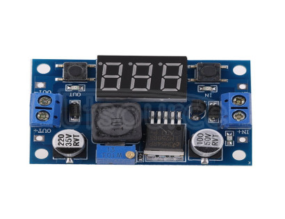 Digital display module LM2596S high-power step-down module DC-DC adjustable voltage power module with digital display Digital display module LM2596S high-power step-down module DC-DC adjustable voltage power module with digital display