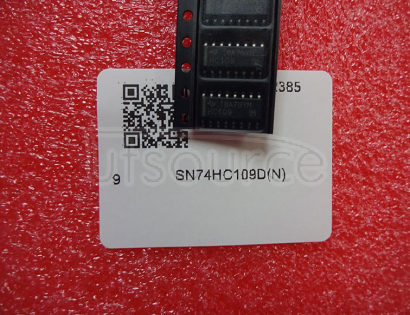SN74HC109D 74HC Family Flip-Flops & Latches, Texas Instruments
Texas Instruments range of Flip-Flops and Latches from the 74HC Family of CMOS Logic ICs. The 74HC Family use silicon gate CMOS technology to achieve operating speeds similar to the LSTTL family but with the low power consumption of standard CMOS integrated circuits.
High-Speed CMOS Logic
Operating Voltage: 2 to 6 V
Compatibility: Input CMOS, Output CMOS