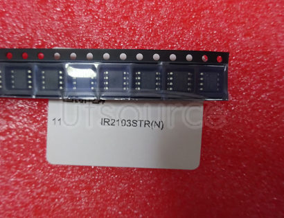 IR2103STR Half Bridge Driver, Separate High and Low Side Inputs, Inverting Low Side Input, Fixed 520ns Deadtime in a 8-pin DIP package; A IR2103 packaged in a 8-Lead SOIC shipped on Tape and Reel