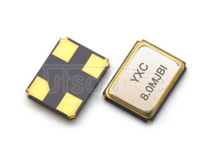 YXC YSX321SL 3.2x2.5mm 8MHz Crystal Oscillator 12pF 10PPM X32258MOB4SI YSX321SL 3225 8MHz Crystal Oscillator 12pF 10PPM X32258MOB4SI