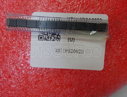 TPS2082D 0.7A, 2.7 to 5.5V Dual 2 Input/ 2 Output High-Side MOSFET Switch IC, Fault Reporting, 2 Act-Lo En 8-SOIC 0 to 85