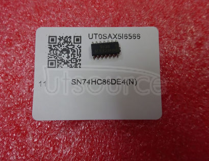 SN74HC86DE4 XOR (Exclusive OR) IC 4 Channel 14-SOIC