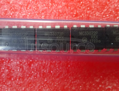 MC33072PG Single Supply 3.0 V to 44 V Operational Amplifiers
