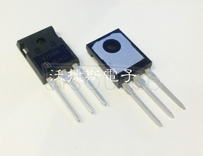 IKW75N60T Infineon TrenchStop IGBT Transistors, 600 and 650V
A range of IGBT Transistors from Infineon with collector-emitter voltage ratings of 600 and 650V featuring TrenchStop? technology. The range includes devices with an integrated high speed, fast recovery anti-parallel diode.
? Collector-emitter voltage range 600 to 650V
? Very low VCEsat
? Low turn-off losses
? Short tail current
? Low EMI
? Maximum junction temperature 175°C