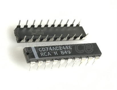 CD74AC244E 74AC Family, Texas Instruments
Advanced CMOS logic
Operating Voltage: 1.5 to 5.5 V and 2 to 6 V
Compatibility: Input CMOS, Output CMOS