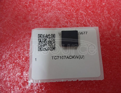 TC7107ACKW 1-Channel Single ADC Dual Slope 3 1/2Digit LED 44-Pin MQFP Tray