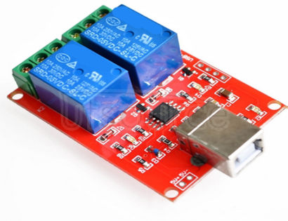 Free drive/usb control switch/2 way 5V relay module/computer control switch/PC intelligent contro application:

1. Green means the relay is closed, red means open