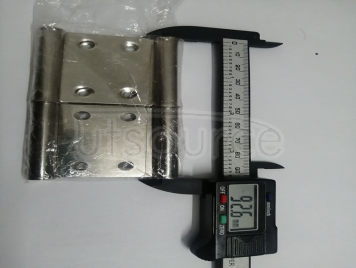 Stainless steel hinged cabinet door flat hinge Hardware decoration and home improvement 1.2MM thick hinge luggage wooden box folding loose leaf 4 inch small cabinet door flat hinge