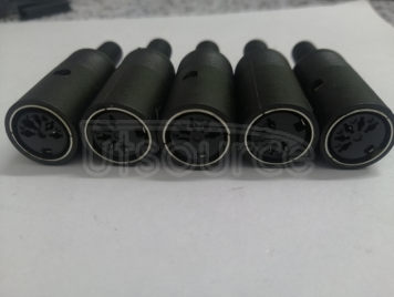 XLR five-core pure copper gold-plated XLR plug Microphone microphone balanced XLR male female connector <10pcs>