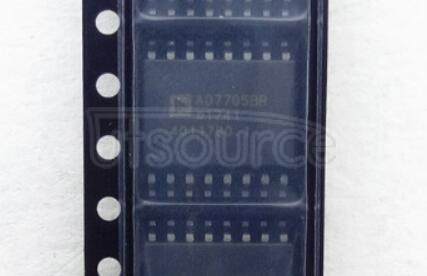 AD7705BRZ 3V/5V, 1 mW, 2-Channel Differential, 16-Bit Sigma-Delta ADC<br/> Package: SOIC - Wide<br/> No of Pins: 16<br/> Temperature Range: Industrial
