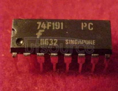 74F191PC Up/Down Binary Counter with Preset and Ripple Clock<br/> Package: DIP<br/> No of Pins: 16<br/> Container: Rail