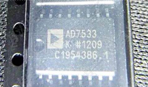 AD7533KRZ CMOS Low Cost, 10-Bit Multiplying DAC<br/> Package: SOIC - Wide<br/> No of Pins: 16<br/> Temperature Range: Commercial