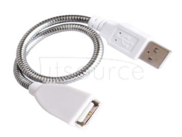 Metal USB hose USB lamp extension cable USB power cable Table Lamp Metal hose comes with a USB lamp holder